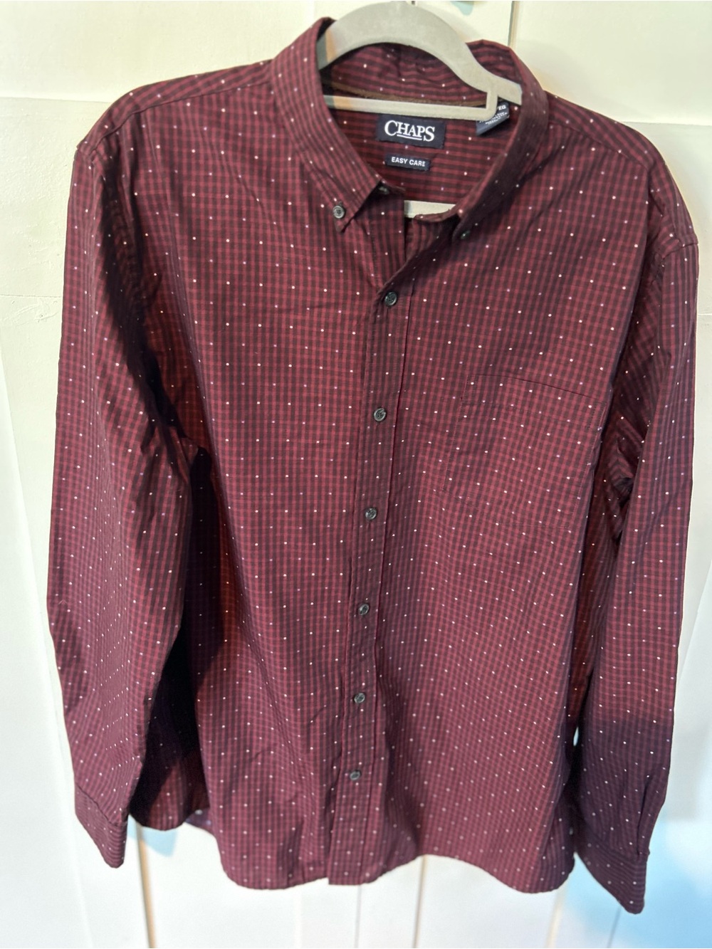 Chaps Men's Long Sleeve Button Down Size XL